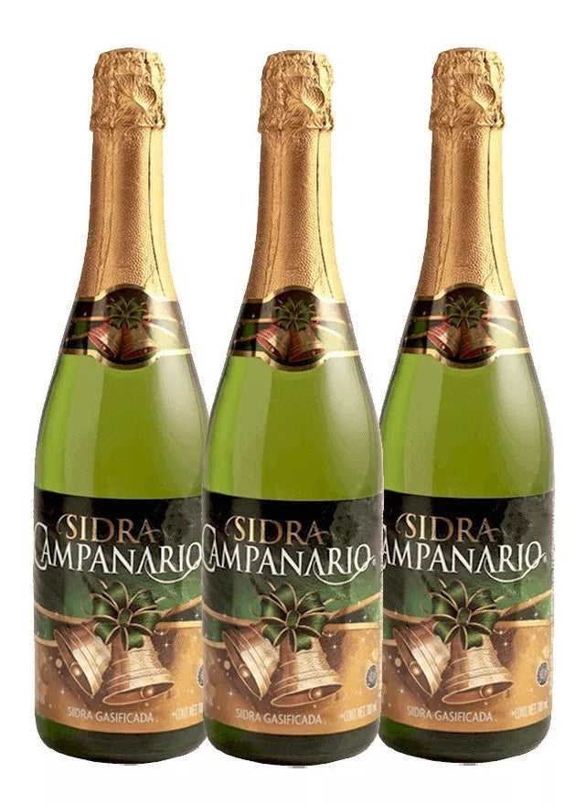 Pack De 3 Piezas De Sidra Campanario Blanca 700 Ml