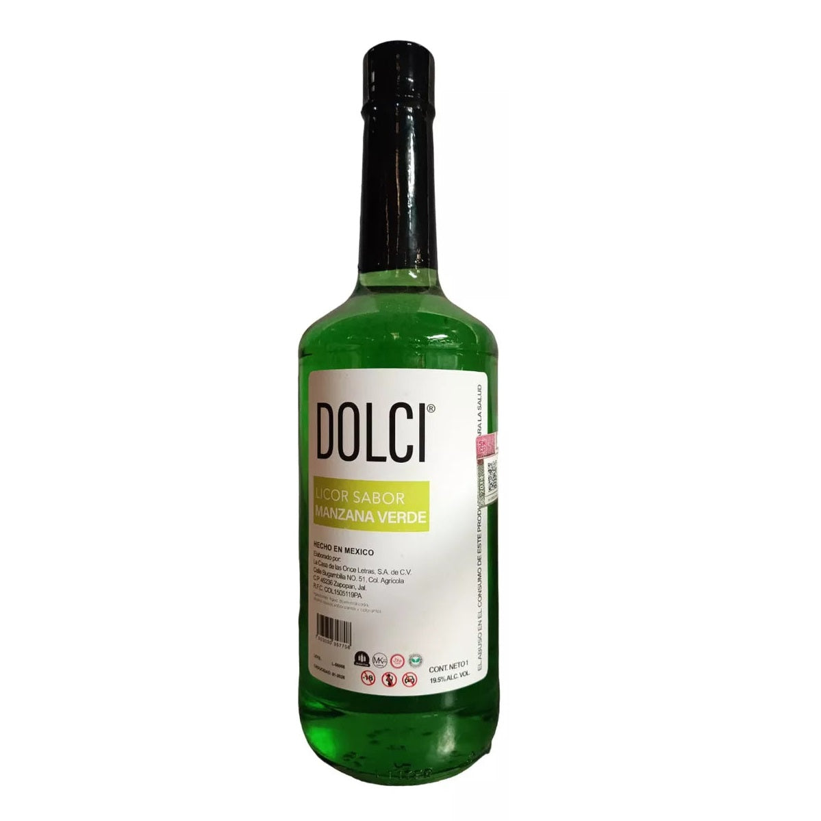 LICOR DE MANZANA VERDE DOLCI 1000 ML