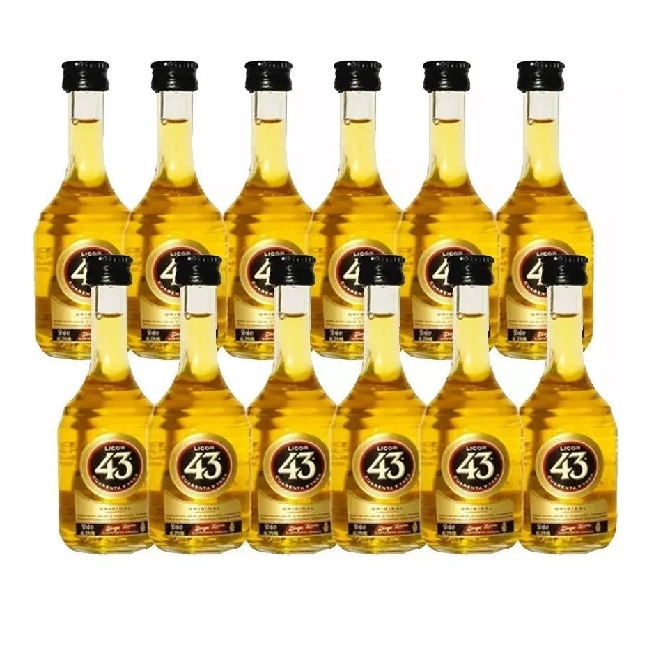 Pack De 12 Piezas De Mini Licor 43 50 Ml