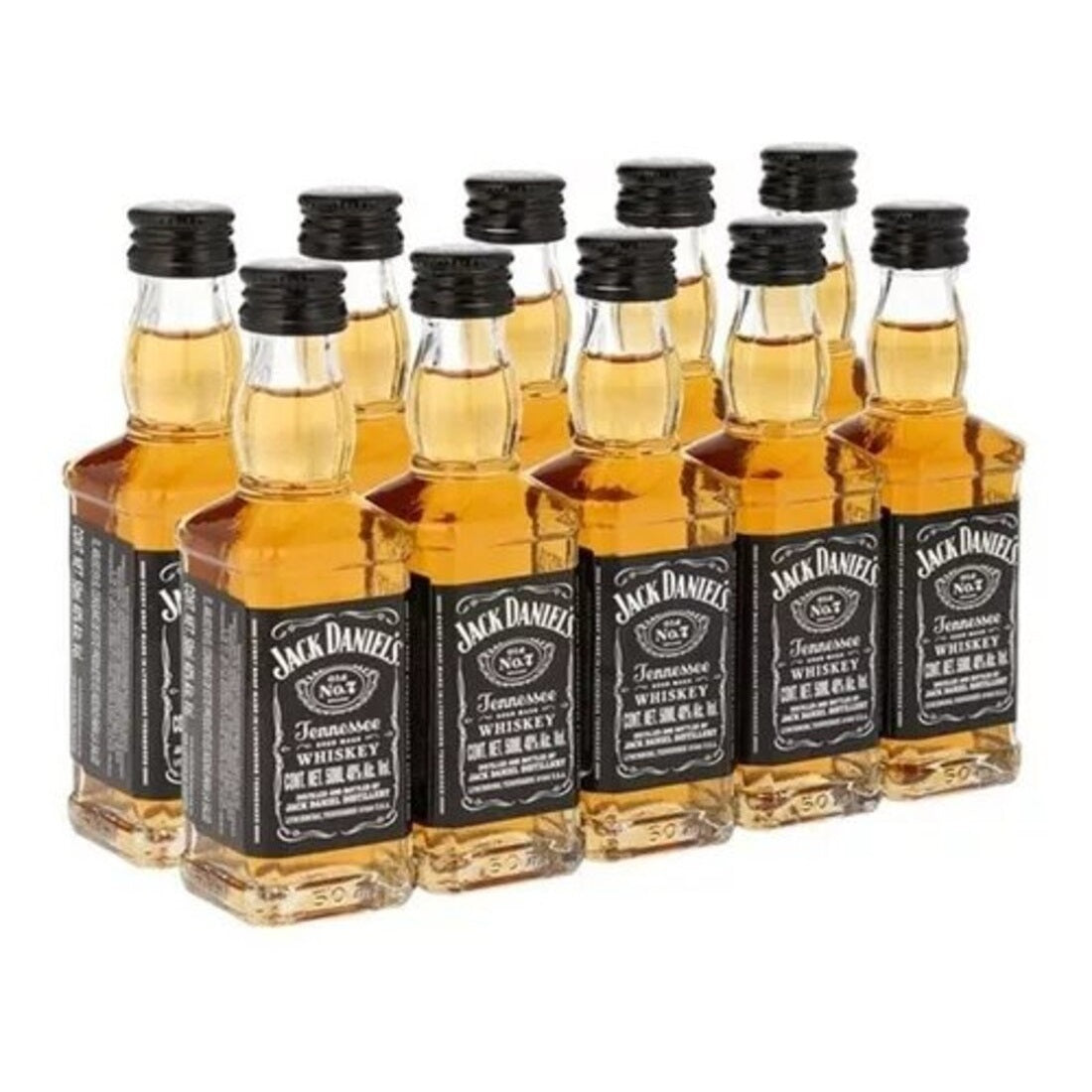 PACK DE 12 MINI WHISKY JACK DANIELS 50ML