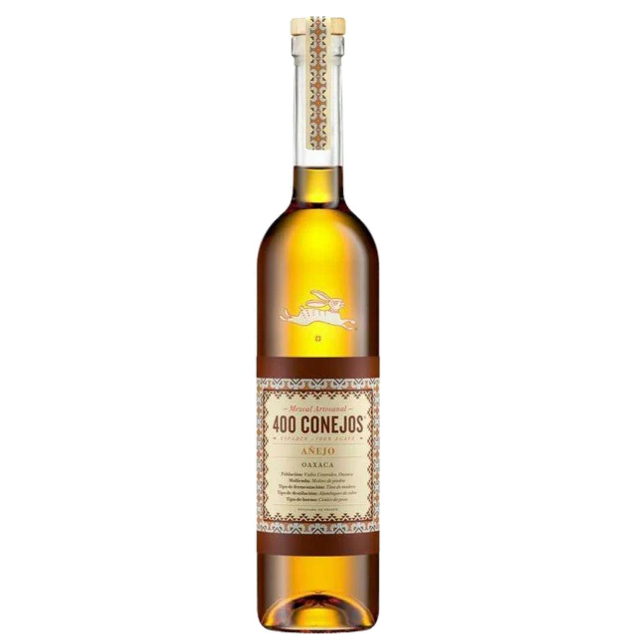 Mezcal 400 Conejos Añejo 700ml – Vinosylicores.com
