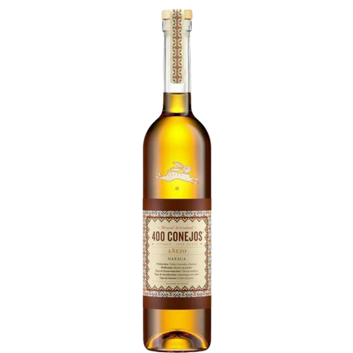 MEZCAL 400 CONEJOS AÑEJO 700 ML