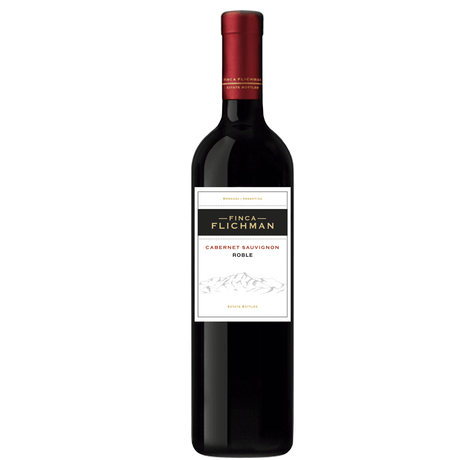 VINO TINTO FINCA FLICHMAN ROBLE CABERNET SAUVIGNON 750ML - Vinosylicores.com