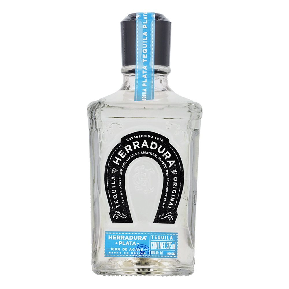 TEQUILA HERRADURA PLATA 375ML