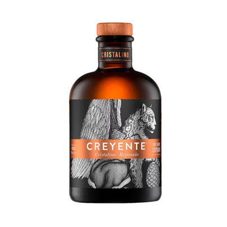 MEZCAL CRISTALINO AÃ‘EJO CREYENTE 750ML - Vinosylicores.com