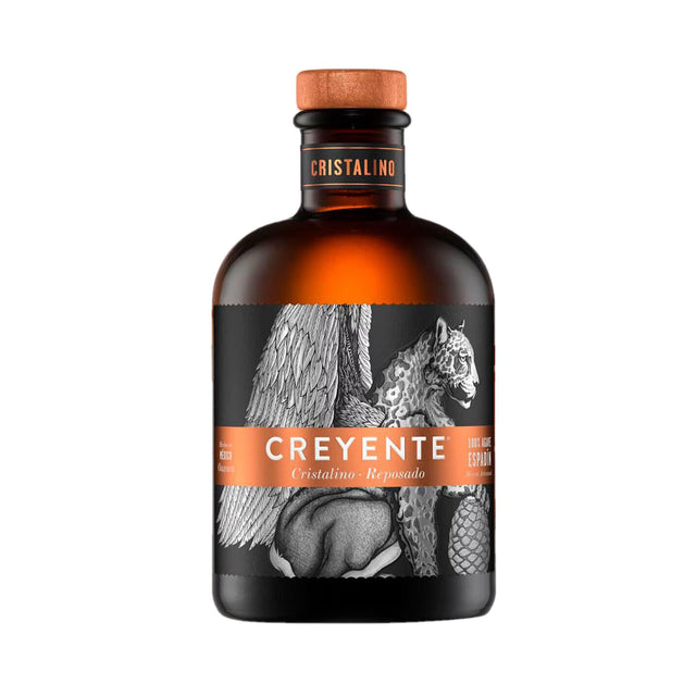 MEZCAL CRISTALINO AÃ‘EJO CREYENTE 750ML - Vinosylicores.com