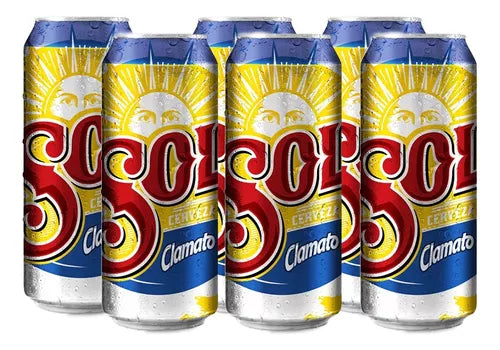 PACK DE 6 CERVEZA SOL CLAMATO 473ML – Vinosylicores.com