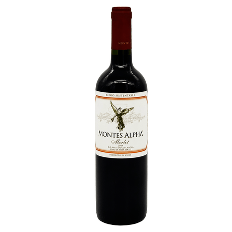 VINO TINTO MONTES ALPHA MERLOT 750ML - Vinosylicores.com