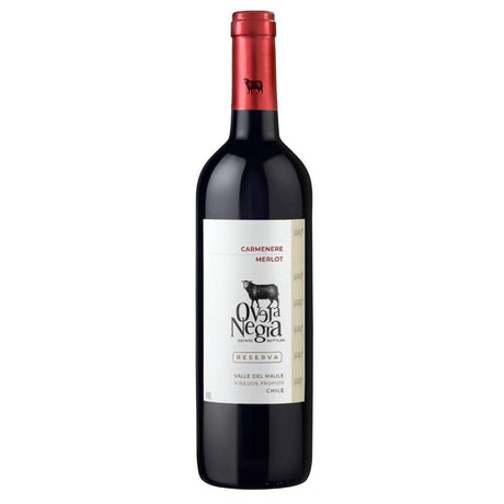 VINO TINTO OVEJA NEGRA RESERVA CARMENERE MERLOT 750ML - Vinosylicores.com