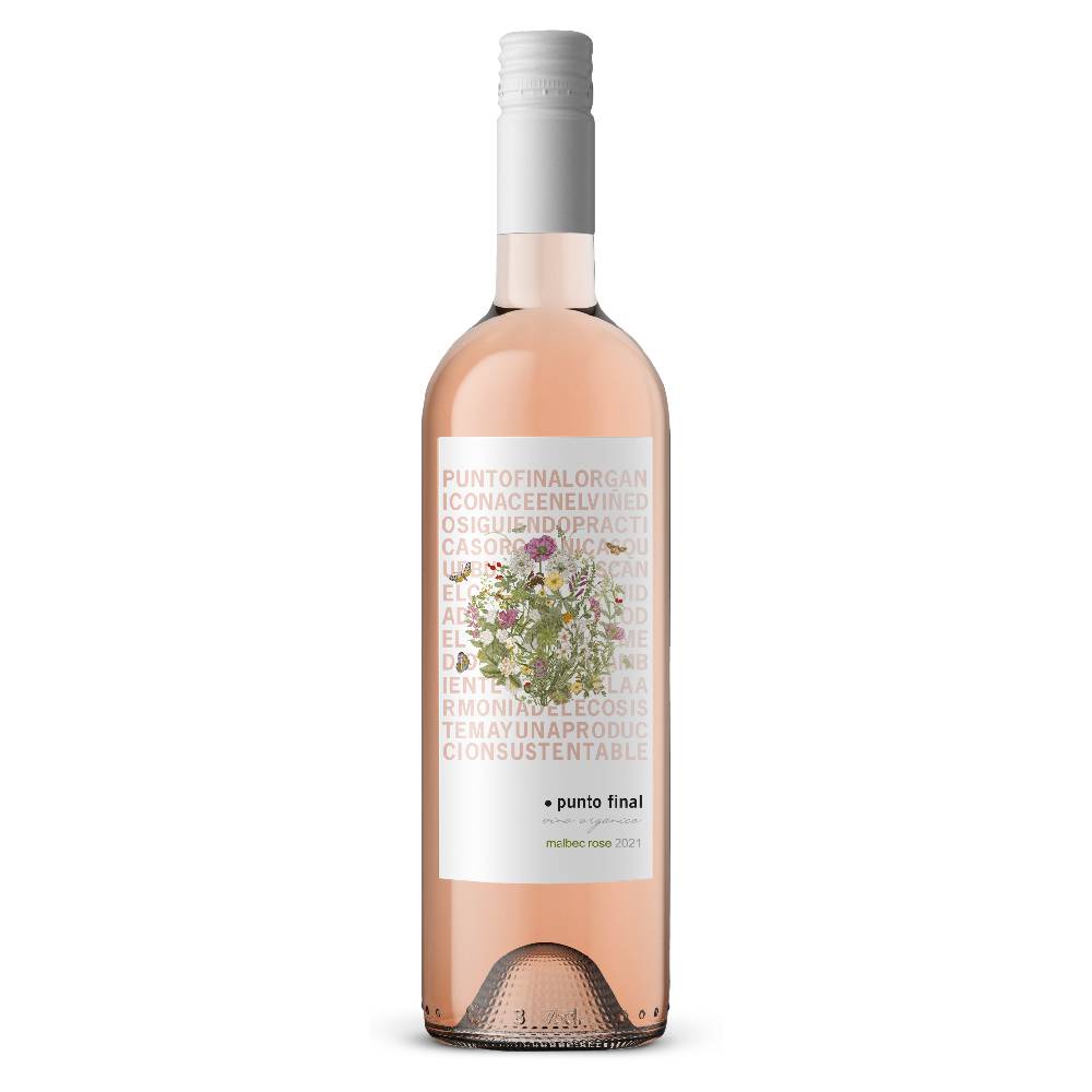 Rosé Wine Renacer Bodega Punto Final Malbec Rose Organic 750ml
