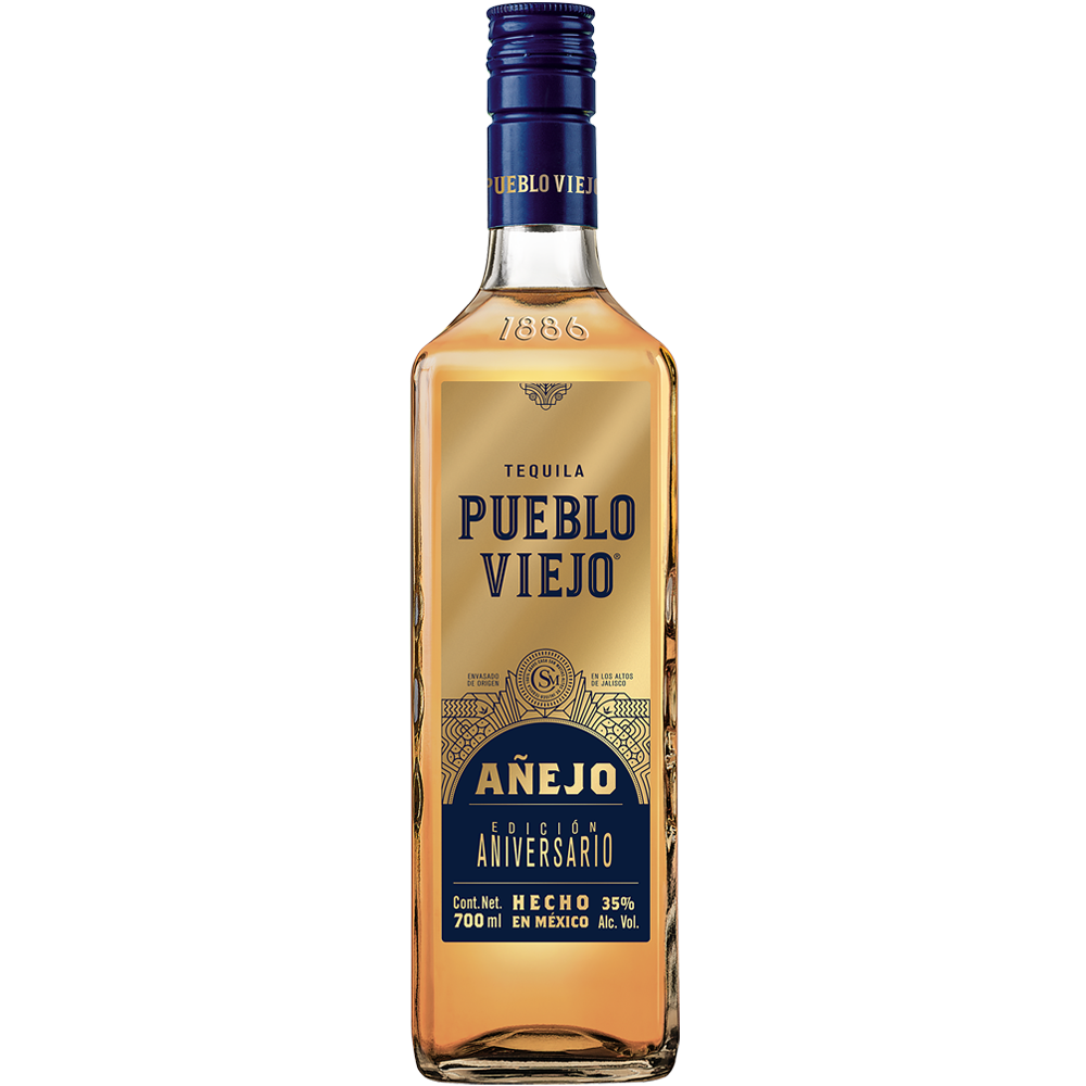 TEQUILA PUEBLO VIEJO AÑEJO EDICIÓN ANIVERSARIO 700ML