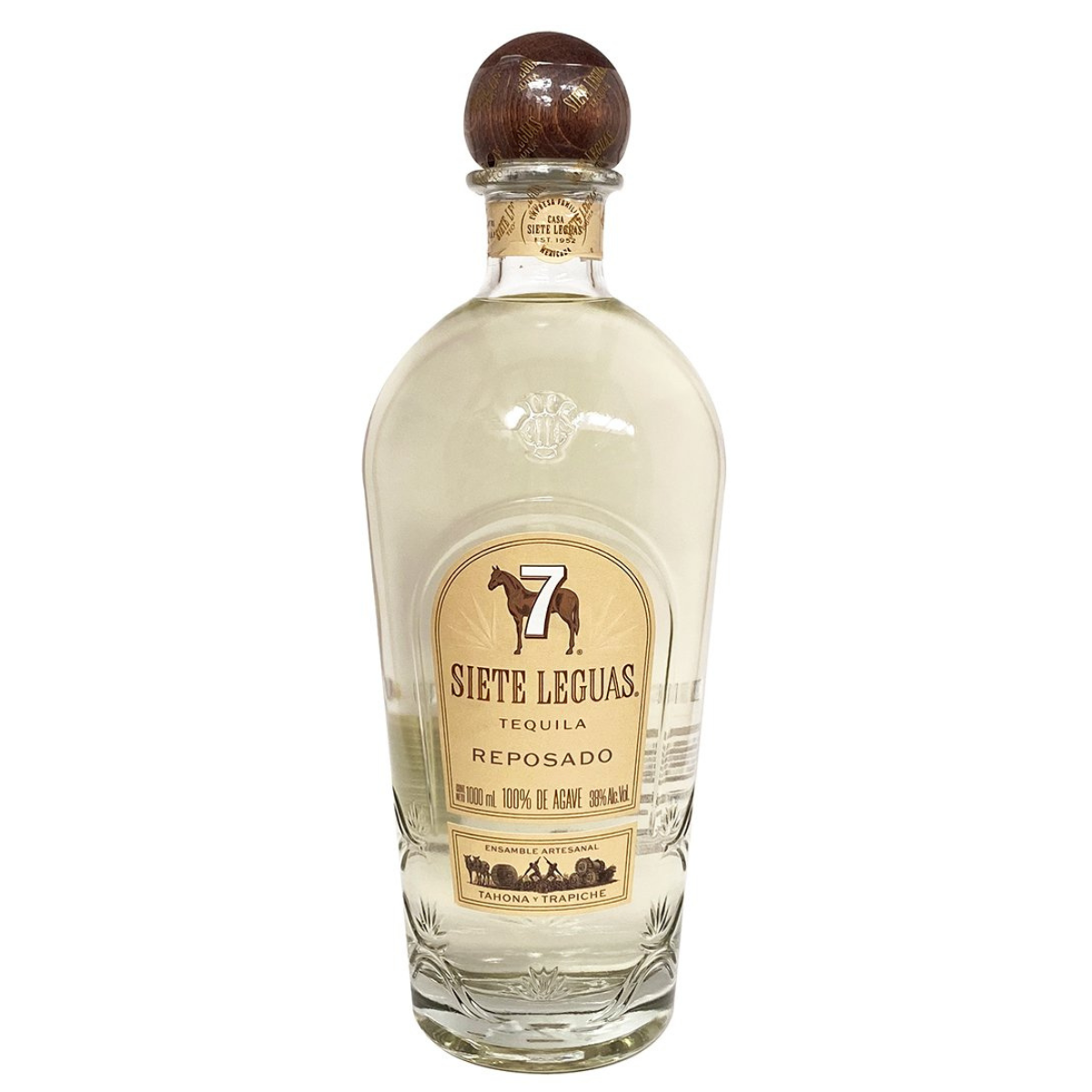 7 Leguas Reposado Tequila 1000ml