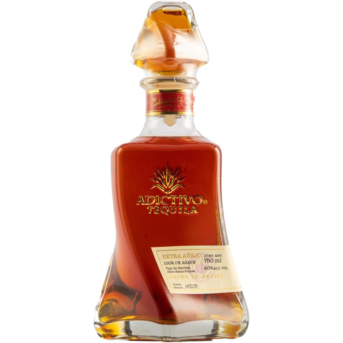 Tequila Extra Añejo Adictivo 750ml