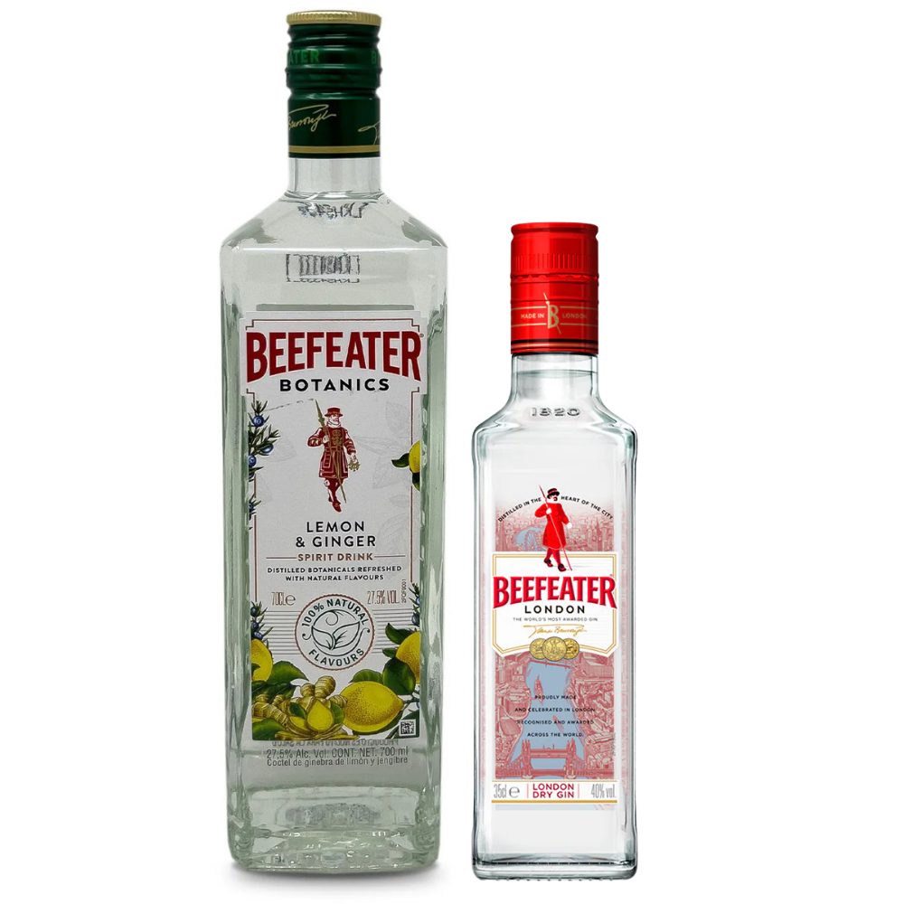 Gin Beefeater Lemon &amp; Ginger 700 ml C/Beefeater 350 ml