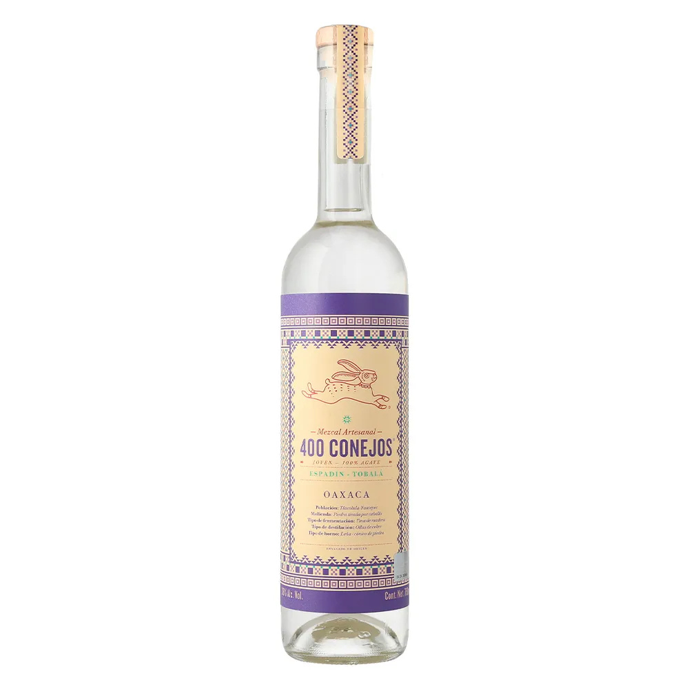 Young Mezcal 400 Rabbits Espadín Tobalá 750ml