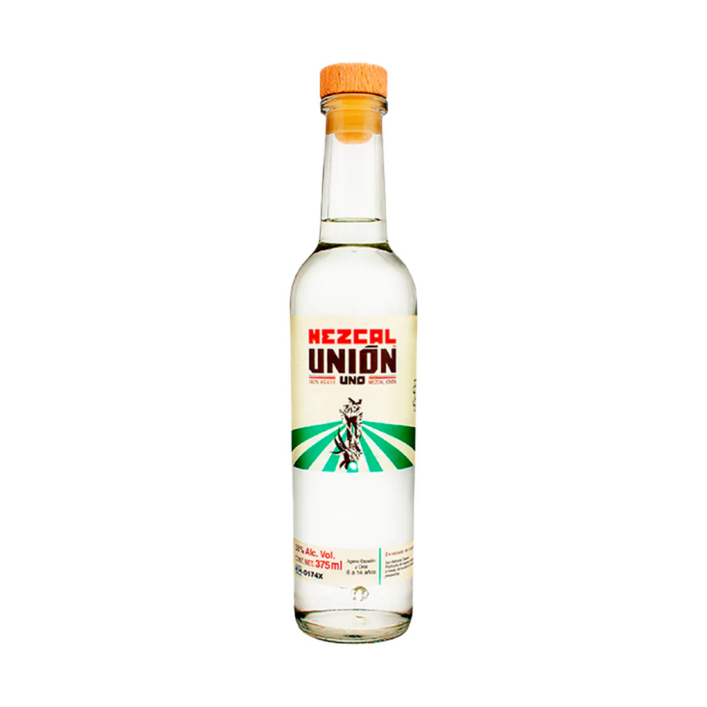 Mezcal Unión Uno Joven Espadí­n Y Cirial 375ml