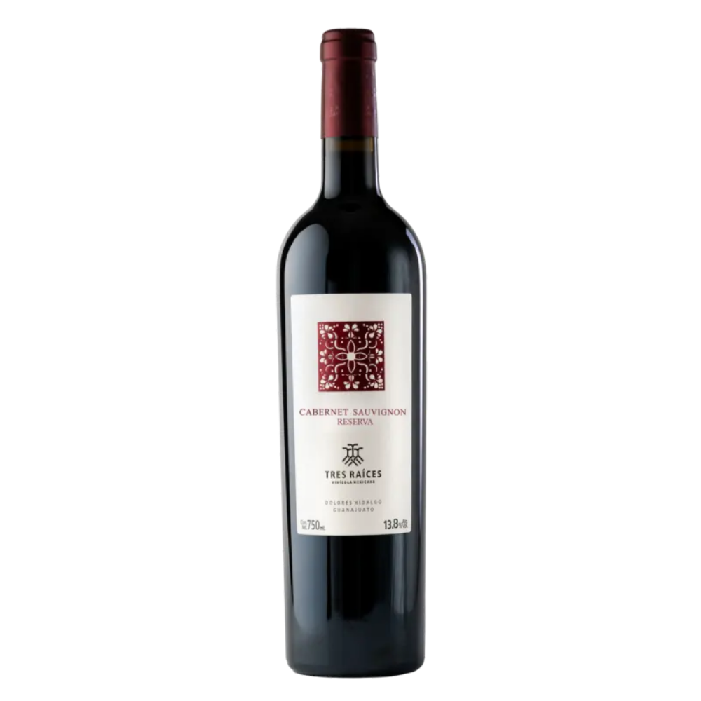 Vino Tinto Tres Raices Cabsauv Reserva 750ml