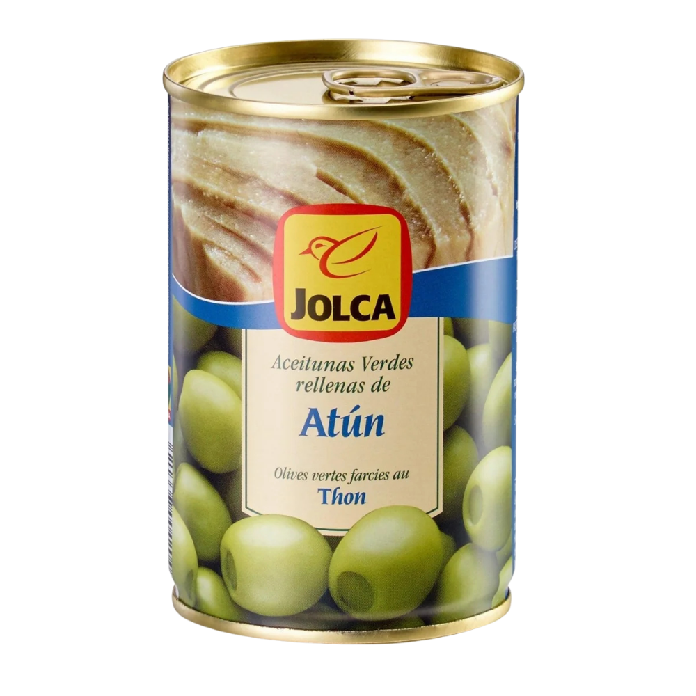 Aceituna Rellena De Queso Azul Jolca Lata 300g