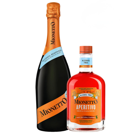 Vino Espumoso Mionetto Prosecco 750ml + Aperitivo Mionetto 500ml Sin Alcohol