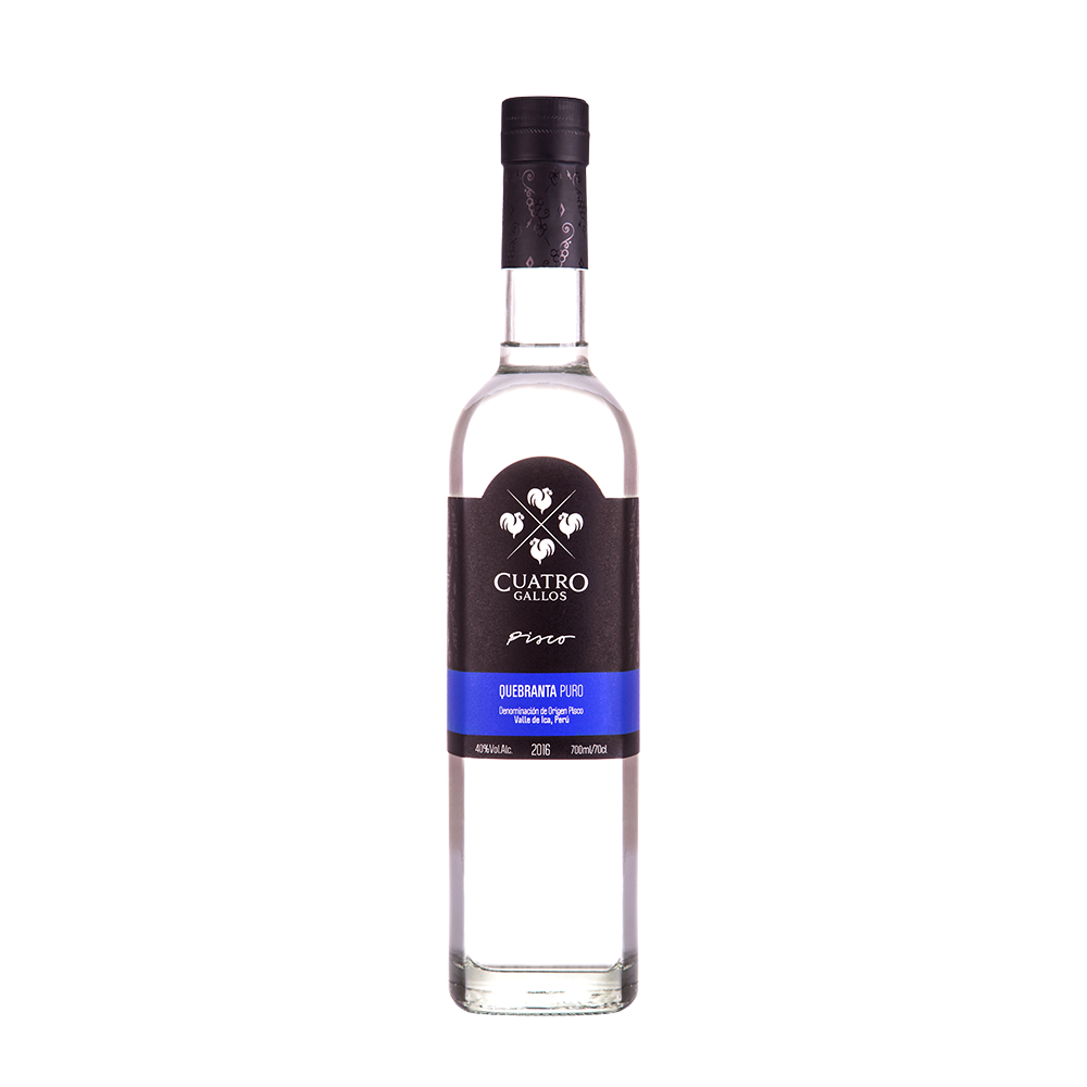 AGUARDIENTE PISCO CUATRO GALLOS QUEBRANTA 700ML