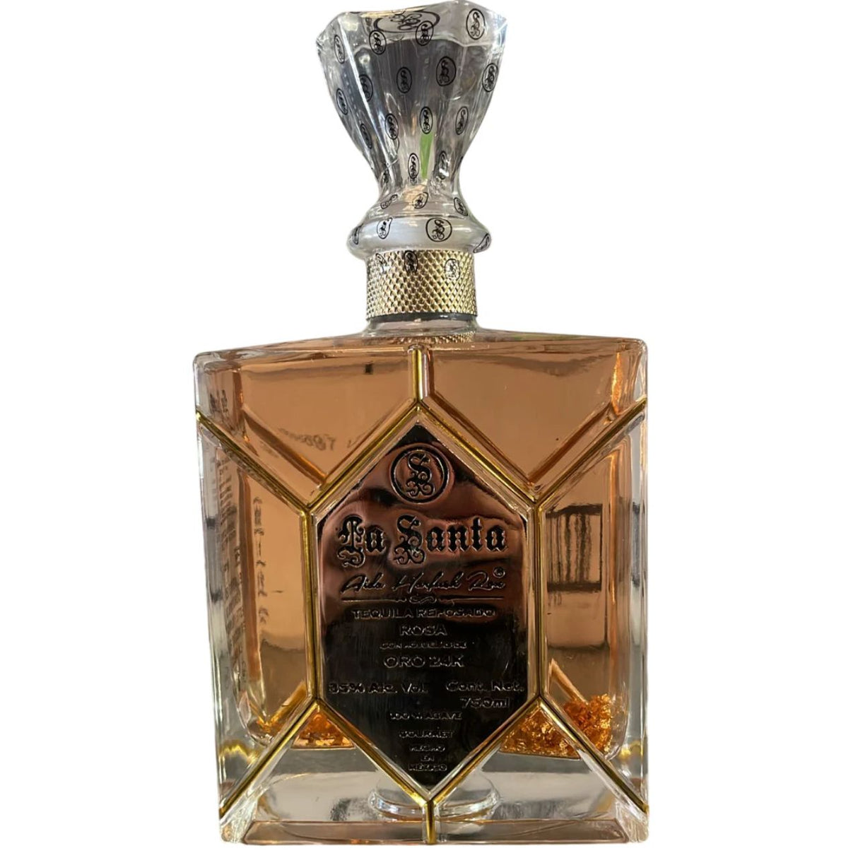 TEQUILA LA SANTA REPOSADO ROSA 750 ML