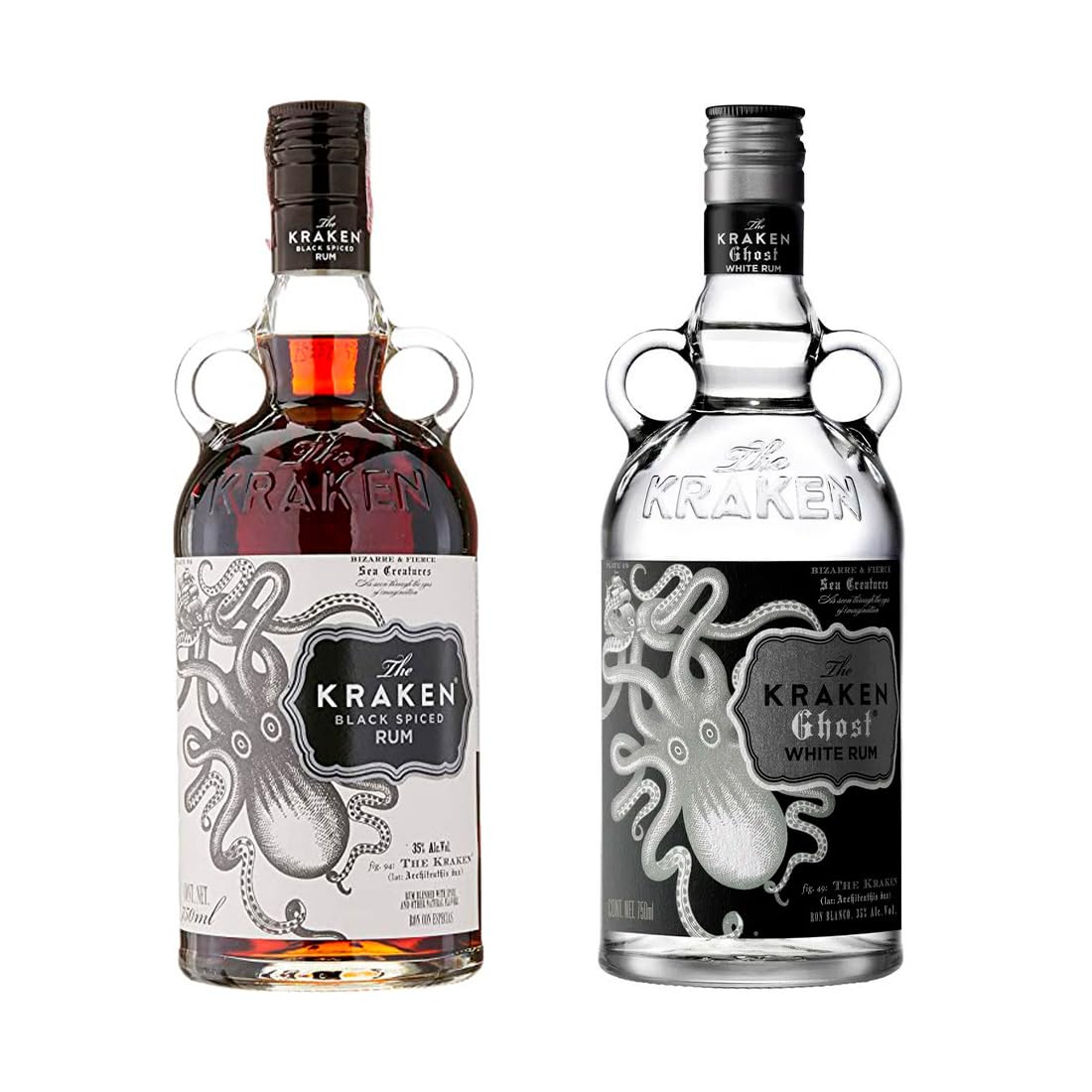 RON KRAKEN 750 ML + WHITE 750 ML