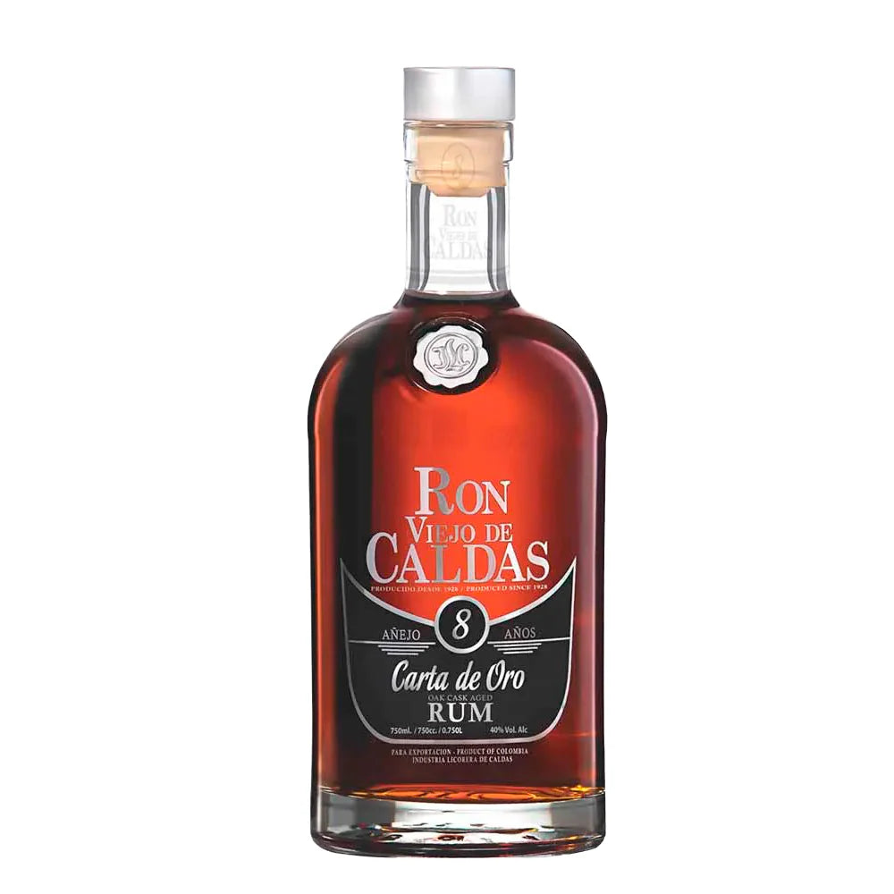 RON VIEJO DE CALDAS AÑEJO 8 AÑOS 750ML