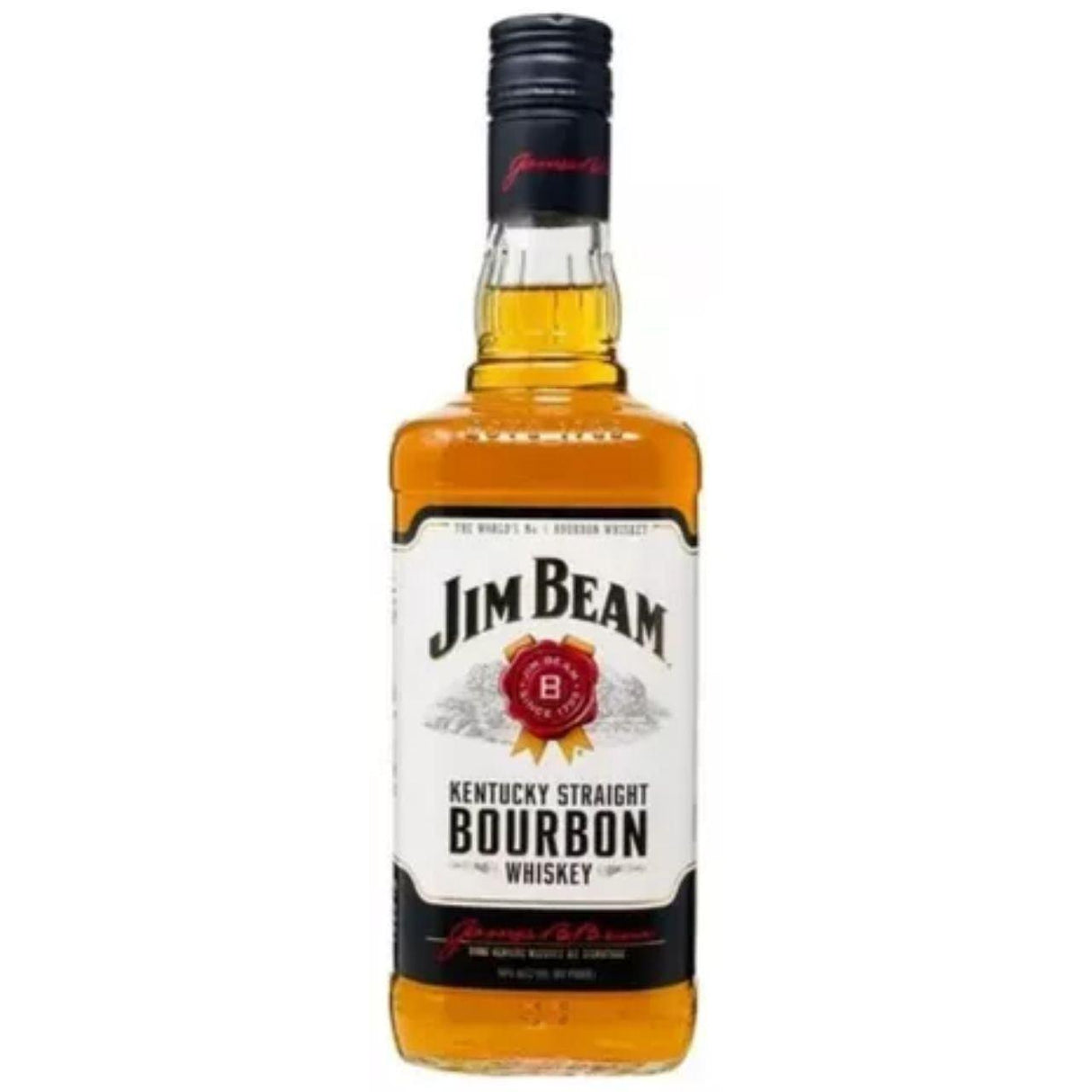 WHISKY JIM BEAM 4 AÑOS WHITE LABEL 1000 ML - Vinosylicores.com