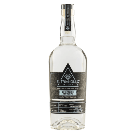TEQUILA EL TRIiNGULO REPOSADO CRISTALINO 750 ML - Vinosylicores.com