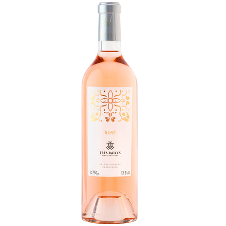 VINO ROSADO TRES RAICES ROSE 750 ML - Vinosylicores.com