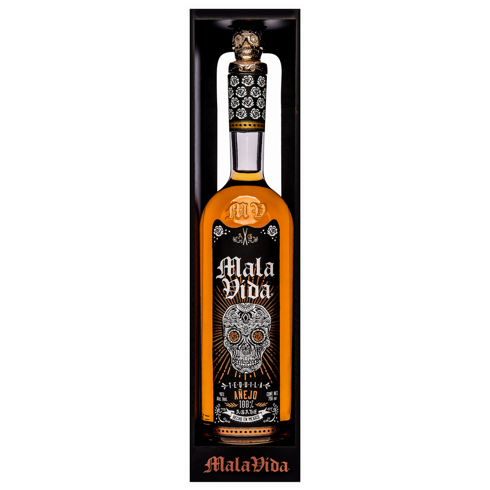 TEQUILA MALA VIDA AÑEJO 700ML