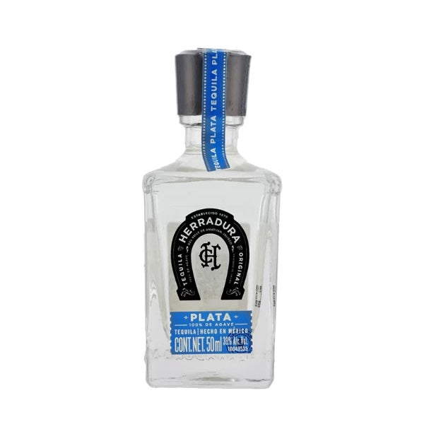 MINI TEQUILA HERRADURA PLATA 50ML