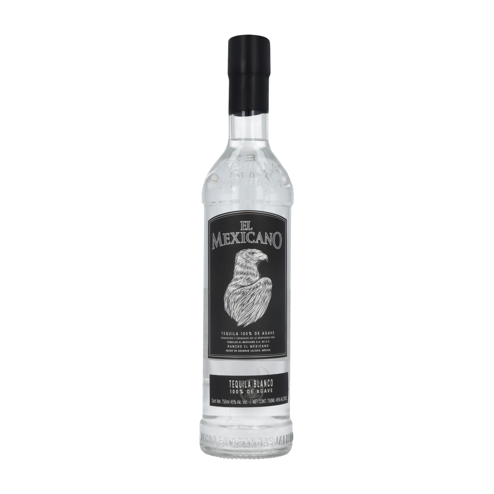 TEQUILA EL MEXICANO BLANCO 45° 750ML