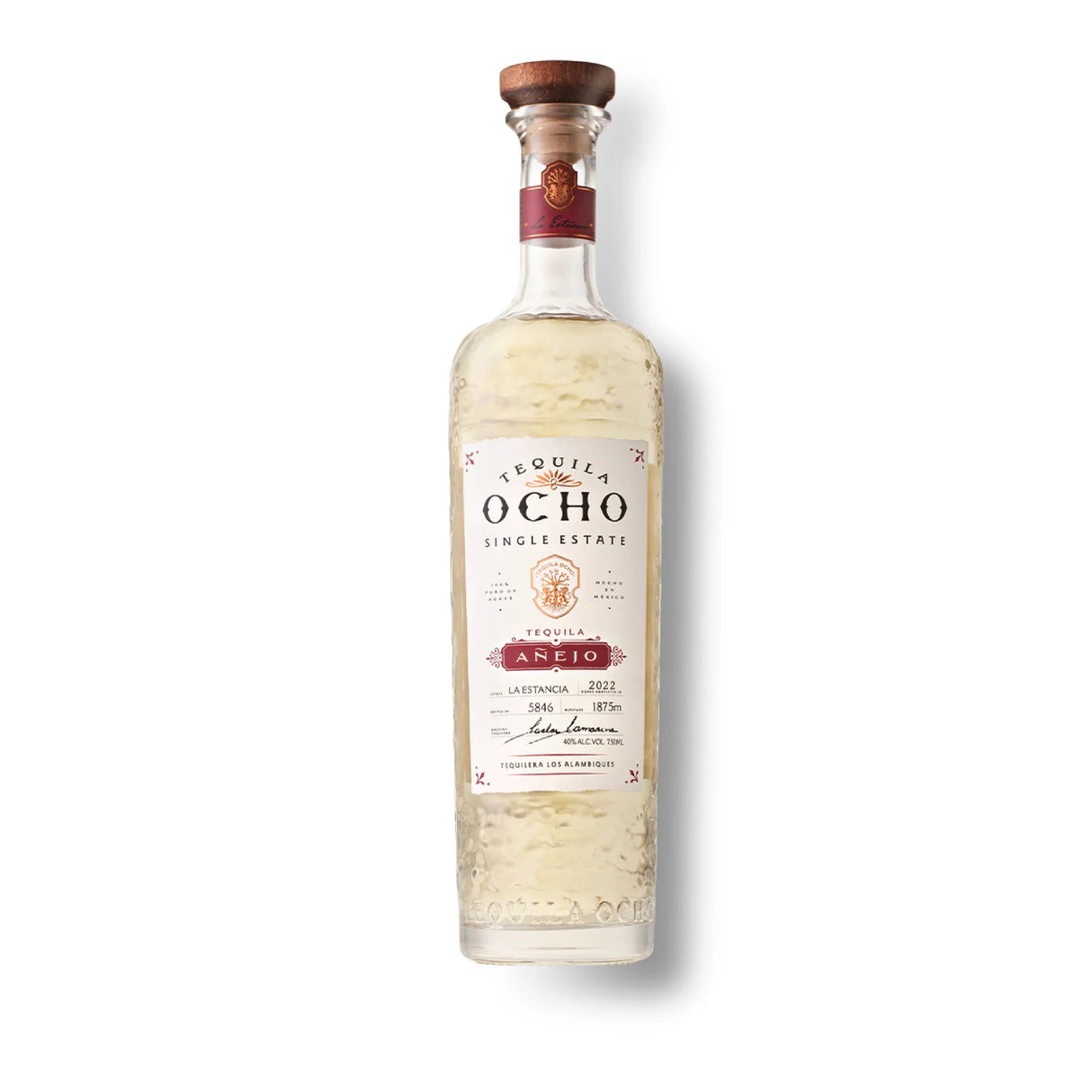 TEQUILA MUESTRA NO OCHO AÑEJO 750 ML