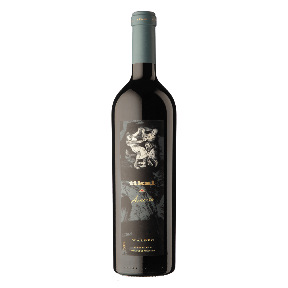 VINO TINTO TIKAL AMORIO MALBEC 750ML - Vinosylicores.com