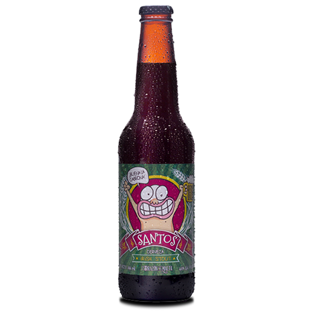 CERVEZA CORAZON DE MALTA SANTOS IRISH STOUT 355ML