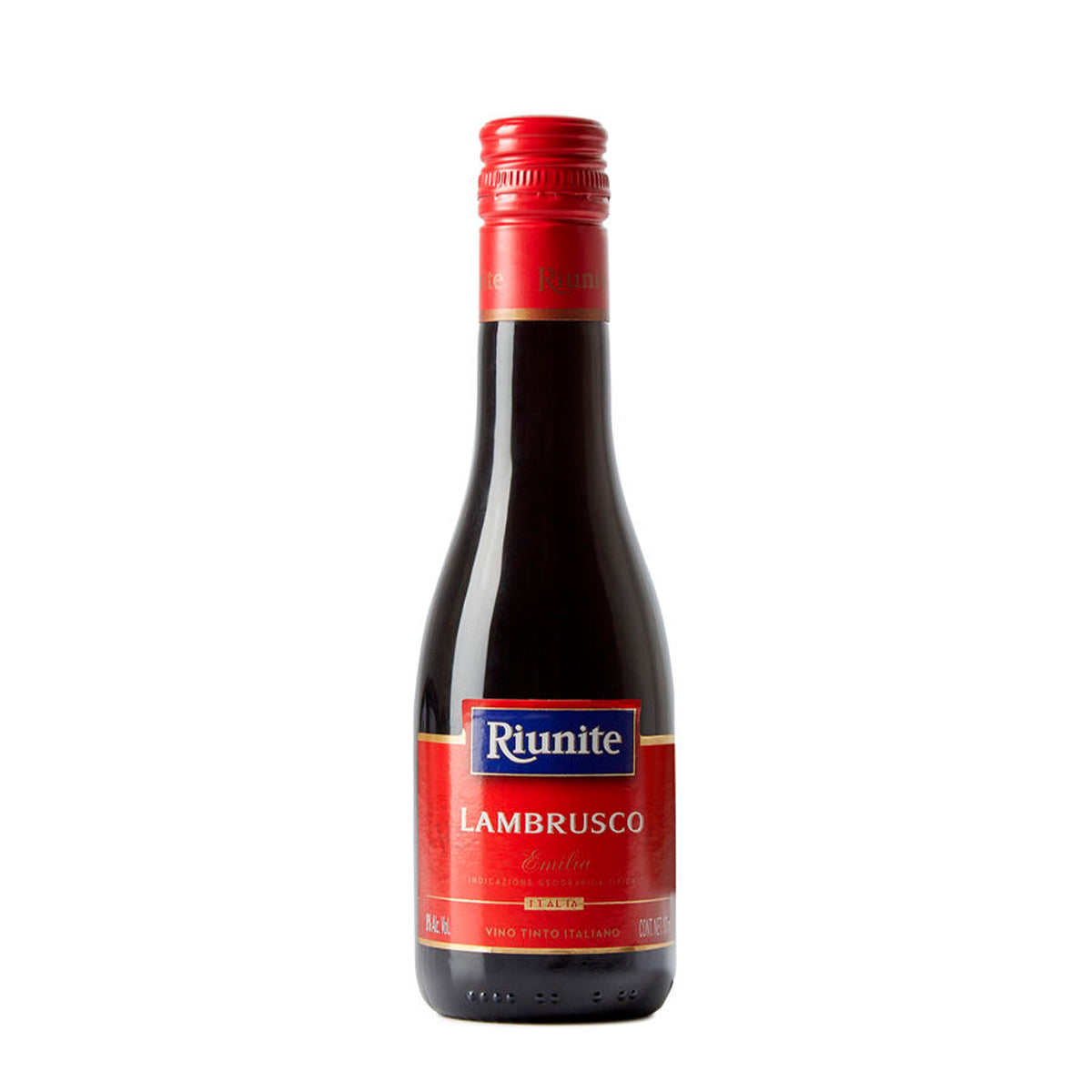 VINO TINTO RIUNITE LAMBRUSCO 187ML