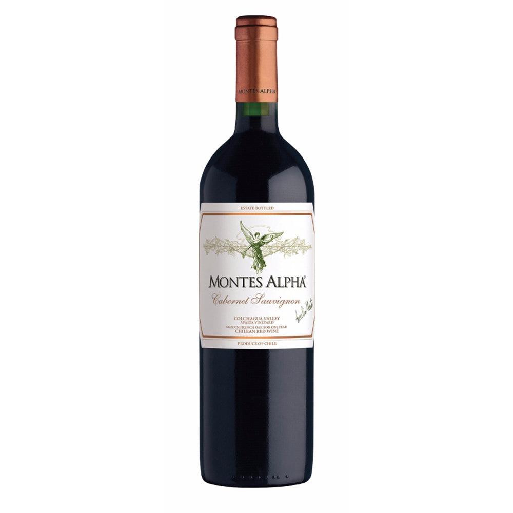 VINO TINTO MONTES ALPHA CABSAUV 750ML - Vinosylicores.com