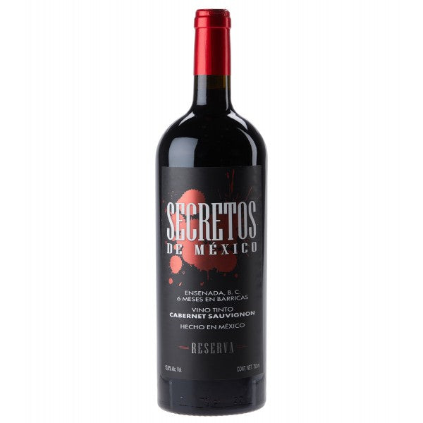 Vino Tinto Secretos De México Reserva Cabsauv 750ml