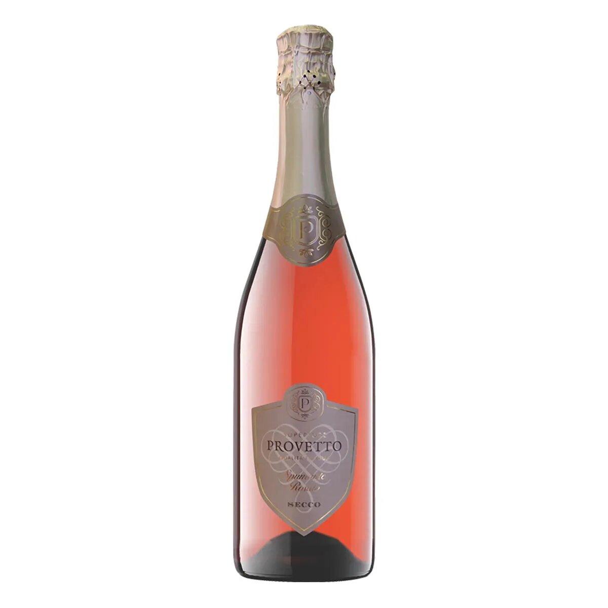 VINO ESPUMOSO PROVETTO ROSADO SEC 750 ML - Vinosylicores.com