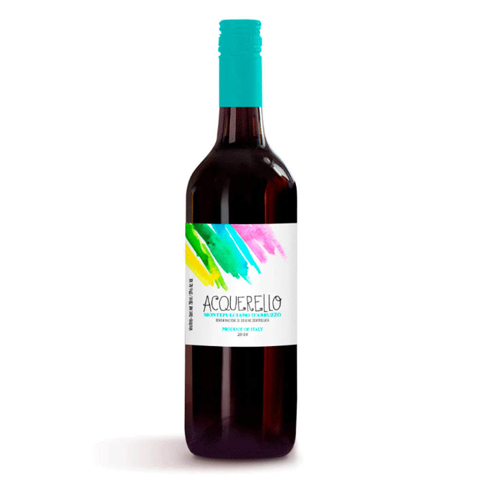 VINO TINTO ACQUERELLO MONTEPULCIANO D' ABRUZZO 750 ML