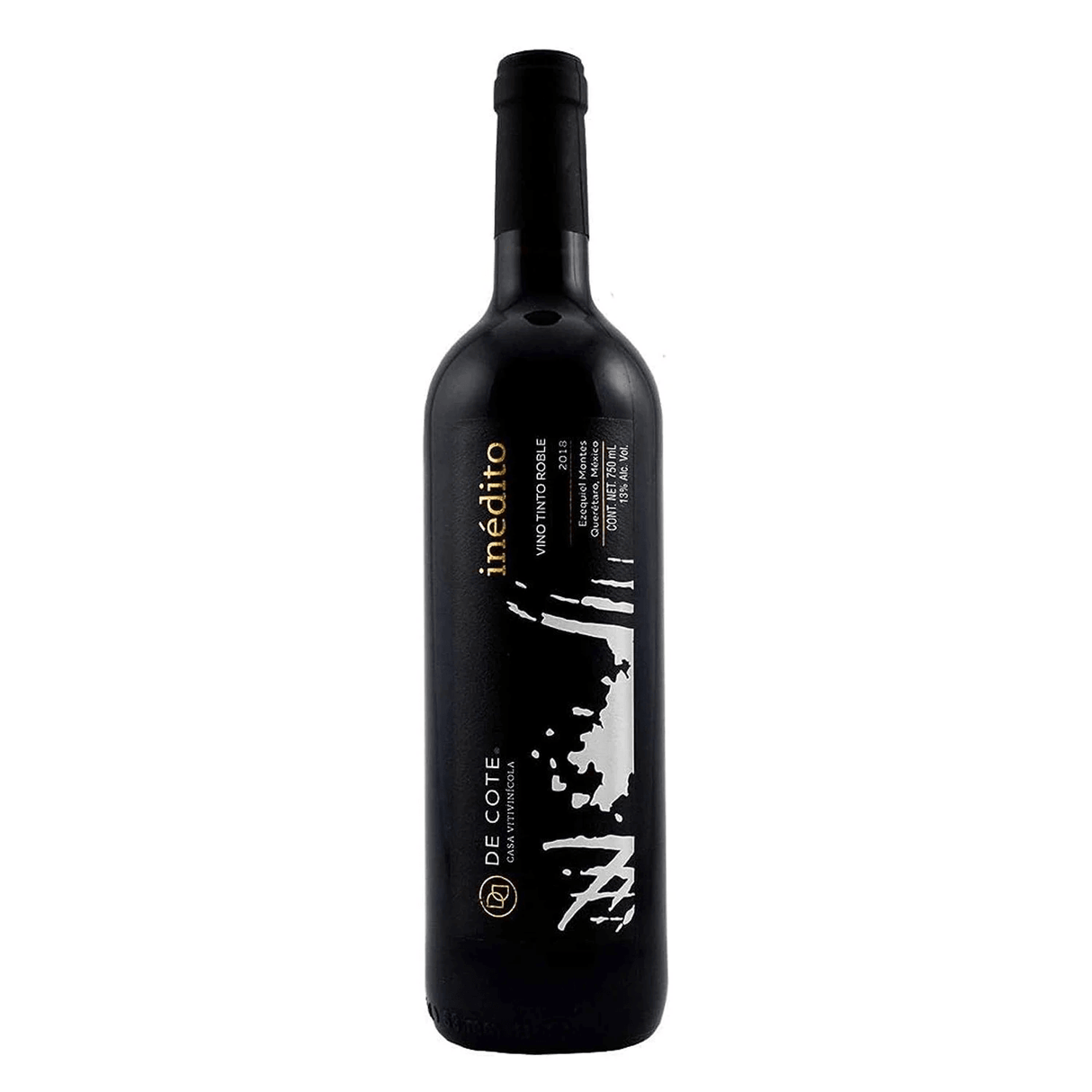 VINO TINTO DE COTE INÉDITO MEZCLA DE TINTOS ROBLE 750 ML - Vinosylicores.com