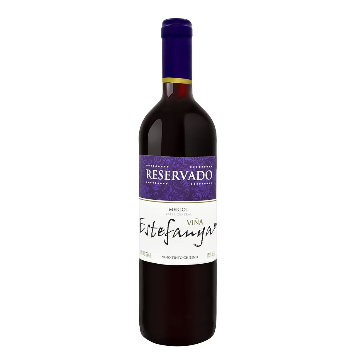 VINO TINTO ESTEFANYA RESERVADO MERLOT 750 ML