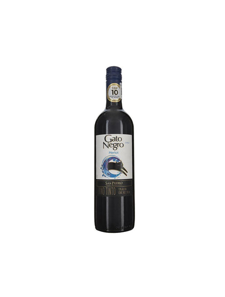 VINO TINTO GATO NEGRO MERLOT 750ML - Vinosylicores.com