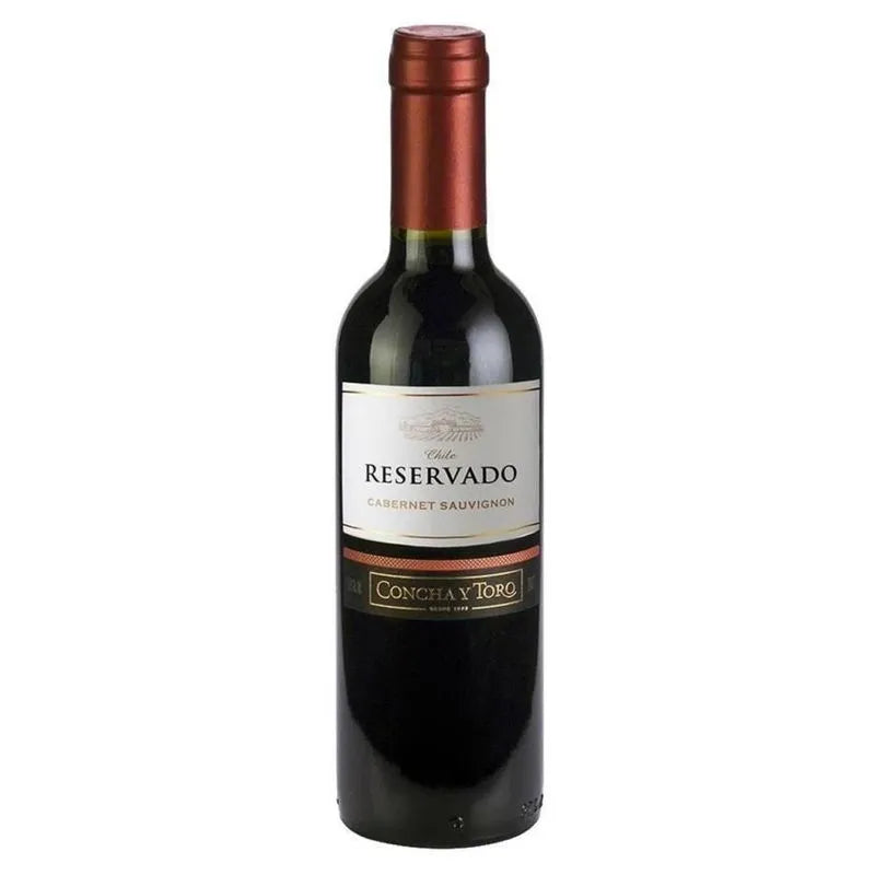 VINO TINTO RESERVADO CONCHA Y TORO CABERNET 375ML