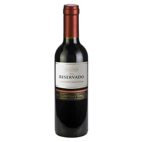 VINO TINTO RESERVADO CONCHA Y TORO CABERNET 375ML - Vinosylicores.com