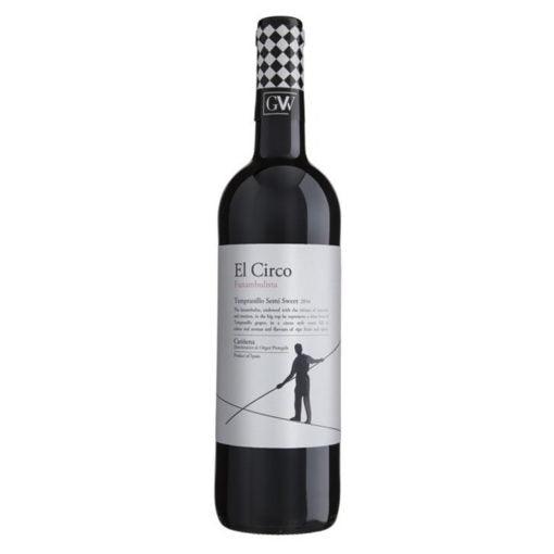 VINO TINTO EL CIRCO FUNAMBULISTA TEMPRANILLO SEMI SWEET 750ML - Vinosylicores.com