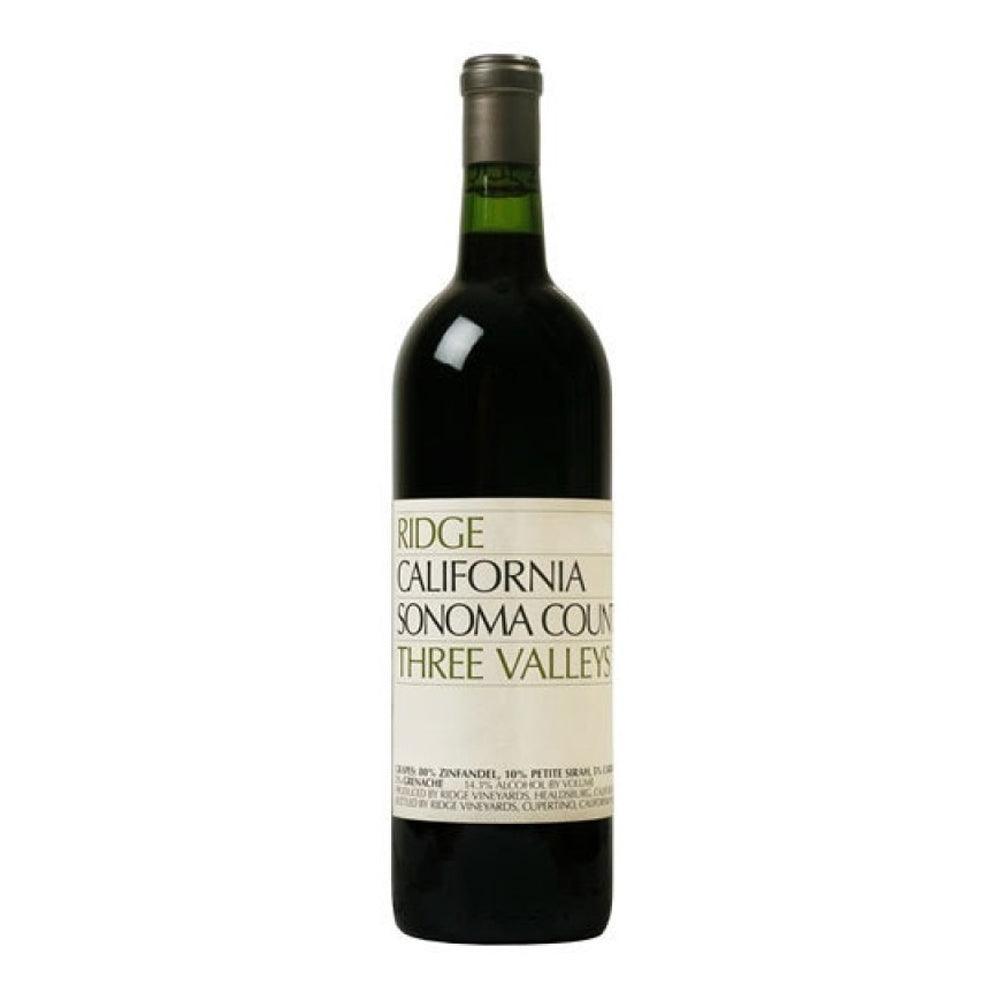 VINO TINTO RIDGE THREE VALLEYS ZINFANDEL 750ML - Vinosylicores.com