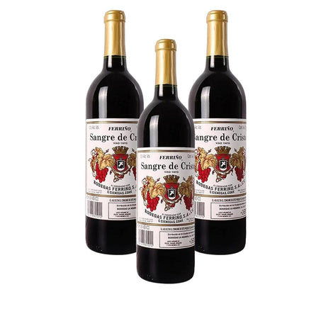 PACK DE 3 VINO TINTO SANGRE DE CRISTO 750ML - Vinosylicores.com