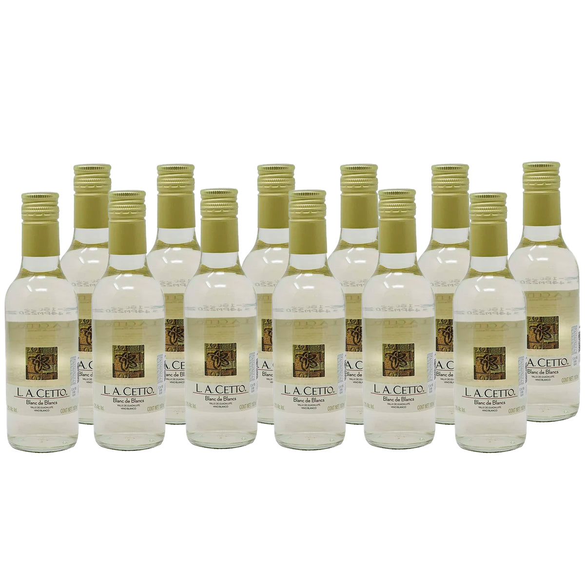 PACK 12 VINO BLANCO L.A. CETTO BLANC DE BLANCS 187ML